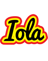 Iola flaming logo