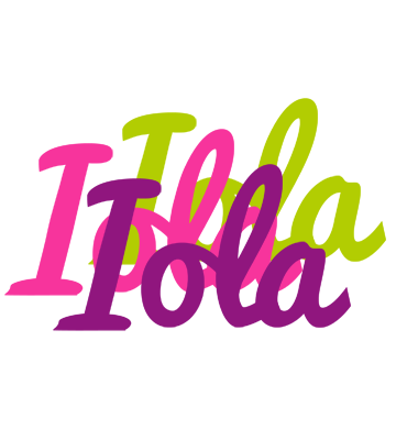 Iola flowers logo