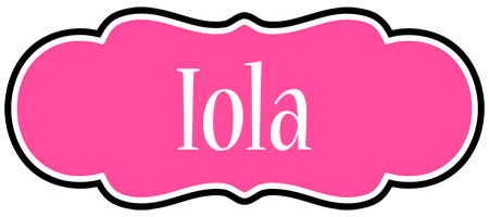 Iola invitation logo