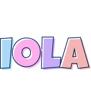 Iola pastel logo