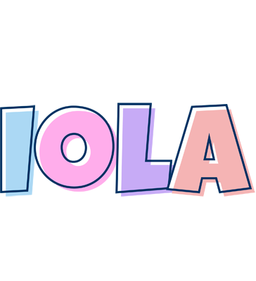 Iola pastel logo