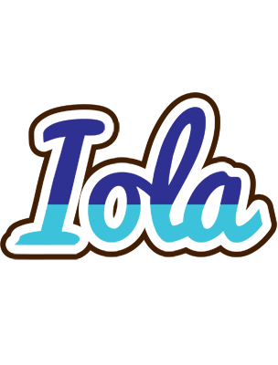 Iola raining logo
