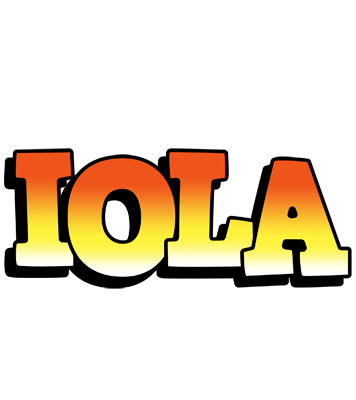 Iola sunset logo