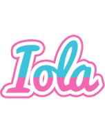 Iola woman logo