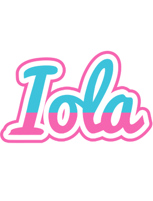 Iola woman logo
