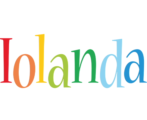 Iolanda birthday logo