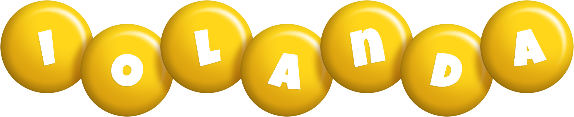 Iolanda candy-yellow logo