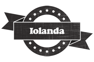 Iolanda grunge logo