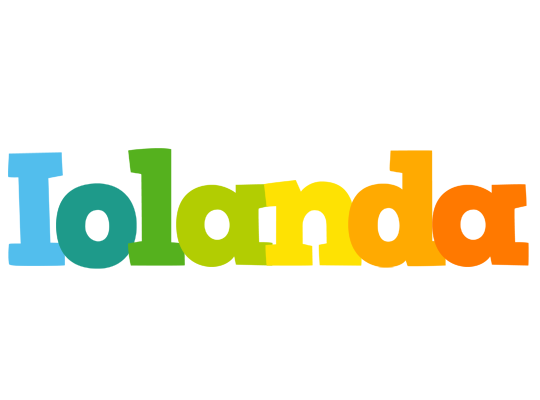 Iolanda rainbows logo