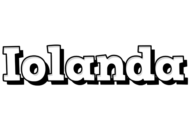 Iolanda snowing logo