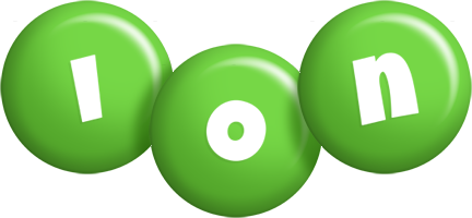 Ion candy-green logo
