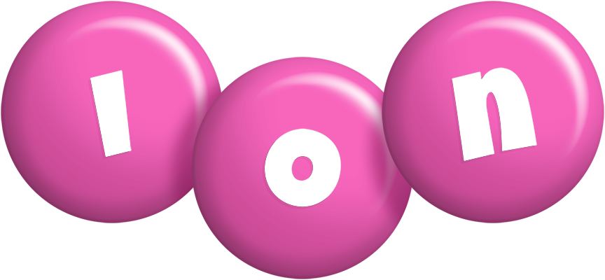 Ion candy-pink logo