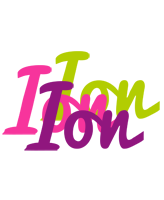 Ion flowers logo