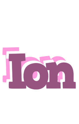 Ion relaxing logo