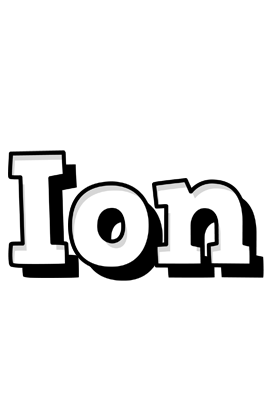 Ion snowing logo