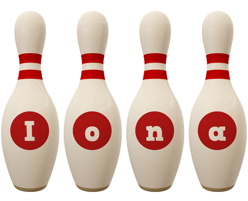 Iona bowling-pin logo