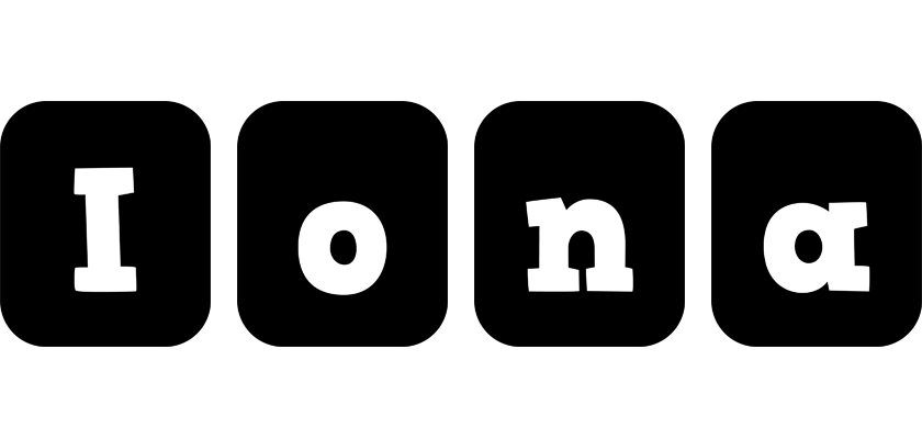 Iona box logo