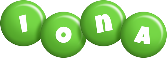 Iona candy-green logo