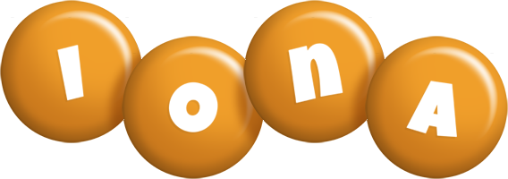 Iona candy-orange logo