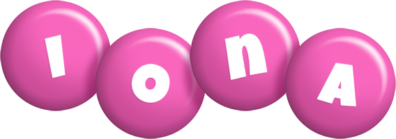 Iona candy-pink logo