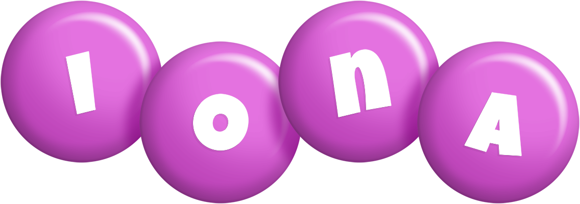Iona candy-purple logo