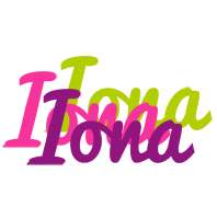 Iona flowers logo