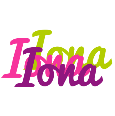 Iona flowers logo