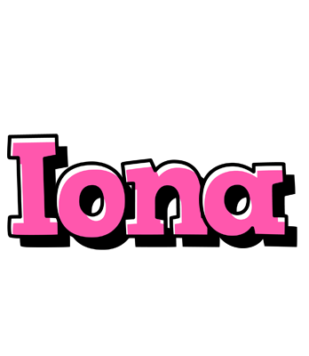 Iona girlish logo