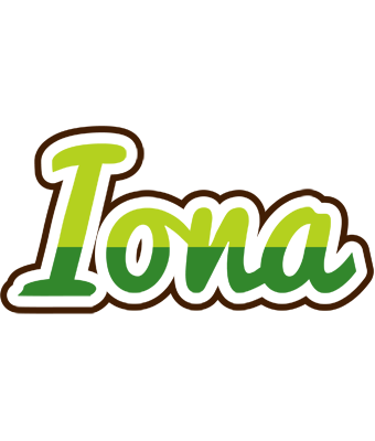 Iona golfing logo