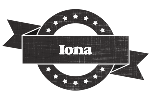 Iona grunge logo