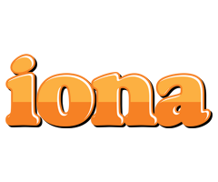 Iona orange logo