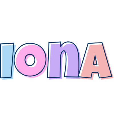 Iona pastel logo
