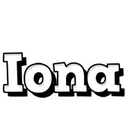 Iona snowing logo