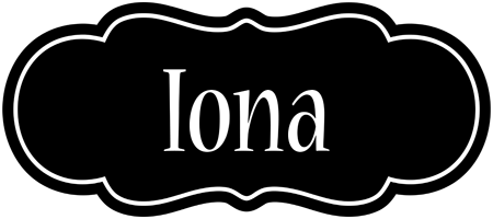 Iona welcome logo