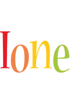 Ione birthday logo