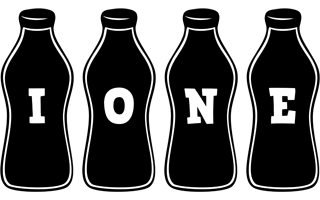 Ione bottle logo