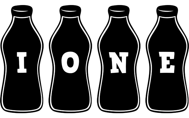 Ione bottle logo