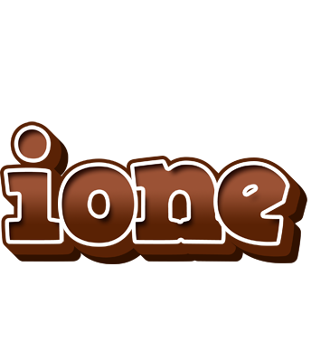 Ione brownie logo