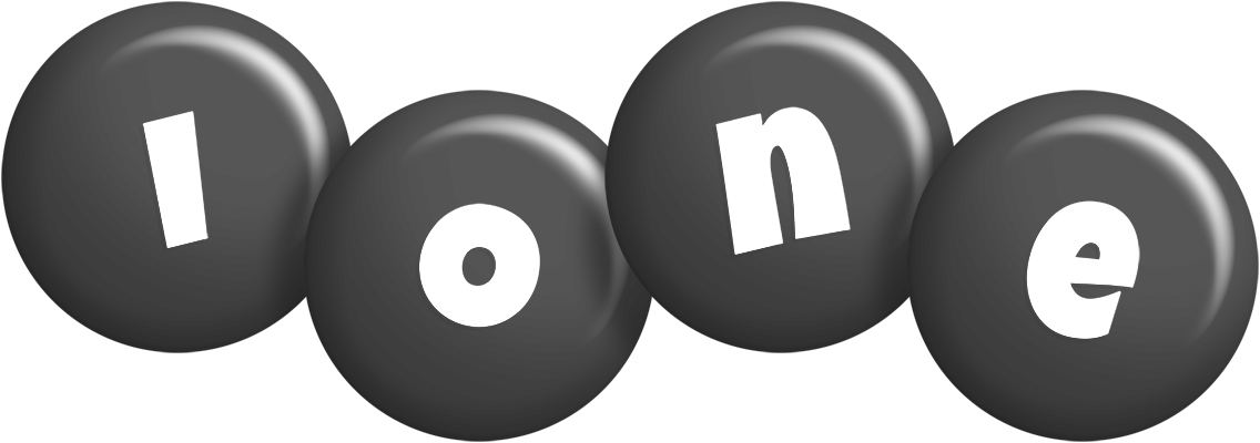 Ione candy-black logo