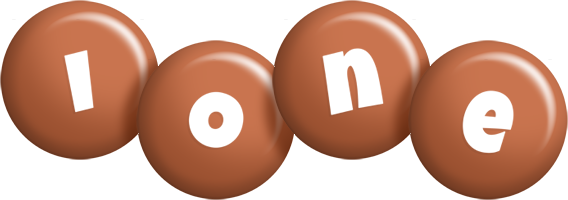 Ione candy-brown logo