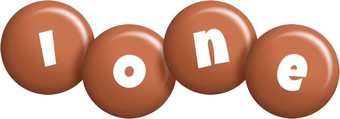 Ione candy-brown logo