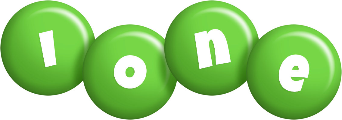 Ione candy-green logo
