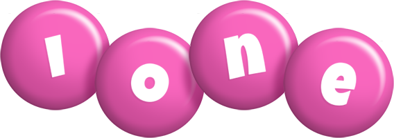 Ione candy-pink logo