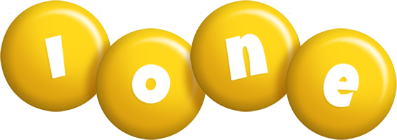 Ione candy-yellow logo