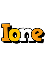 Ione cartoon logo