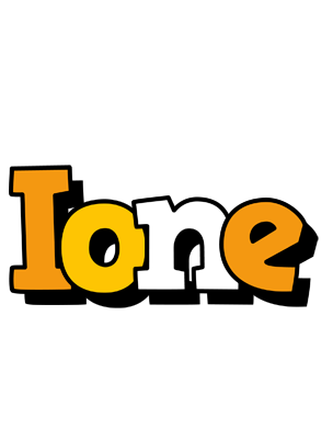 Ione cartoon logo
