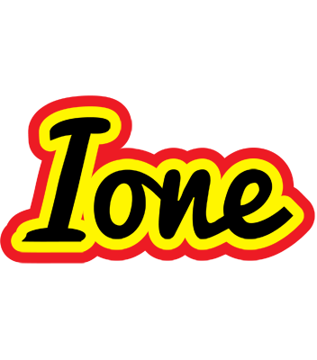 Ione flaming logo