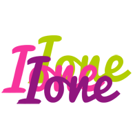 Ione flowers logo