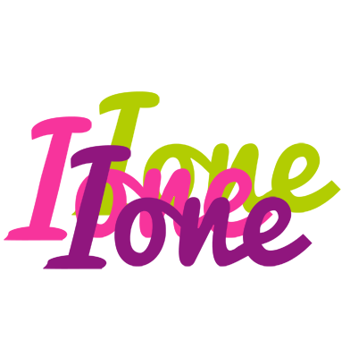 Ione flowers logo