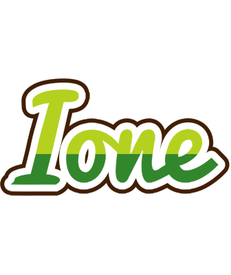 Ione golfing logo